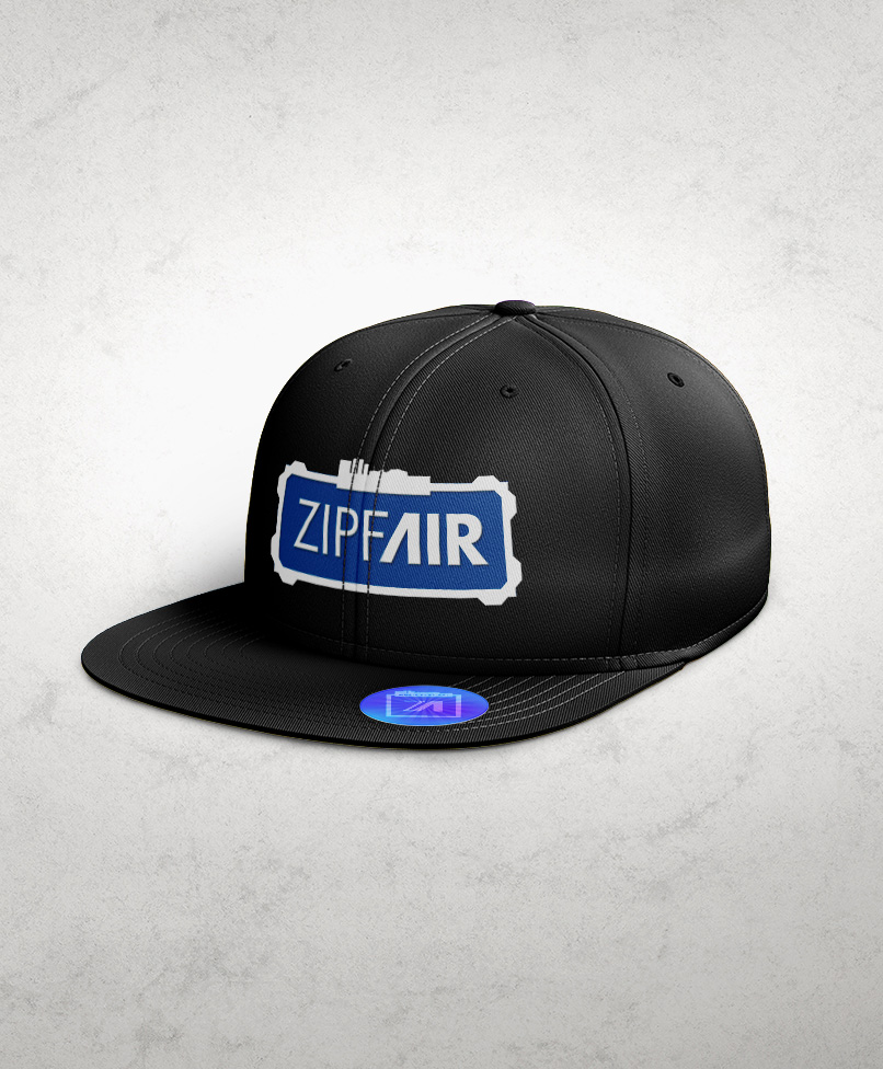 ZipfAir--(Blau) Snapback Cap